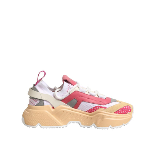 Dolce & Gabbana Multicolor Daymaster Low Top Sneakers Shoes 1728,67345645728,Chunky - Sneakers - Shoes,Dolce & Gabbana,EU35/US4.5,Low Tops - Sneakers - Shoes,Material: 07+10%CO+50%PL+13%VI+20lf,Multicolor,Preowned / Defect,Shoes,Sneakers - Shoes,Women
