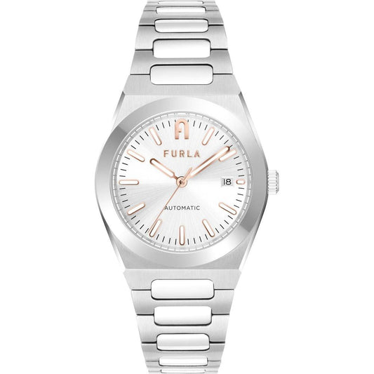 Furla Gray Stainless Steel Dress Watch 1728,67434610848,Accessories,Dress Watches - Watches - Accessories,Furla,Gray,New with tags,Watches - Accessories,Women