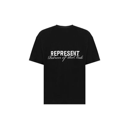 Represent Black Cotton T-Shirt