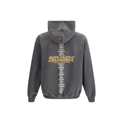 Represent Gray Cotton Sweatshirt 1728,72470364320,Clothing,Gray,M,Men,New with tags,Represent,S,Sweaters - Clothing,Sweatshirts - Sweaters - Clothing,XL