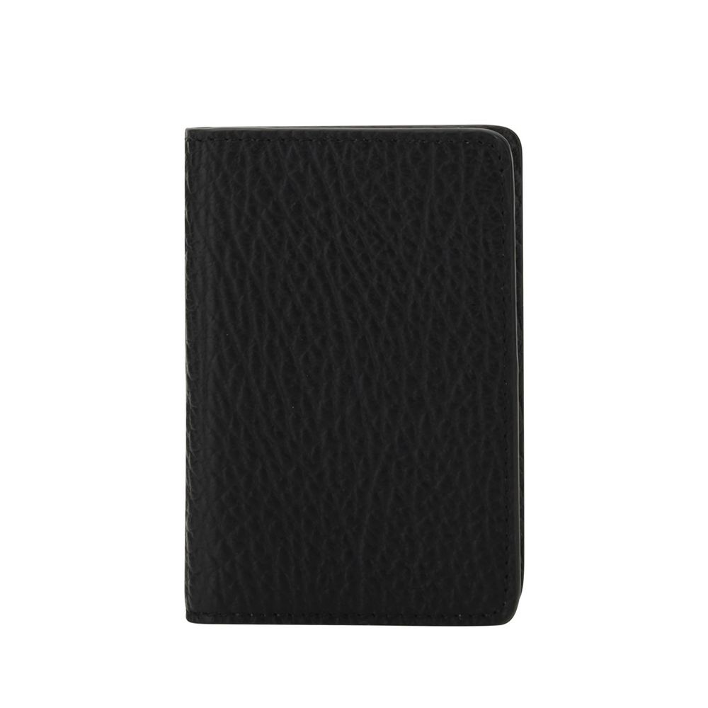 Margiela Black Calf Leather Bos Taurus Wallet Margiela