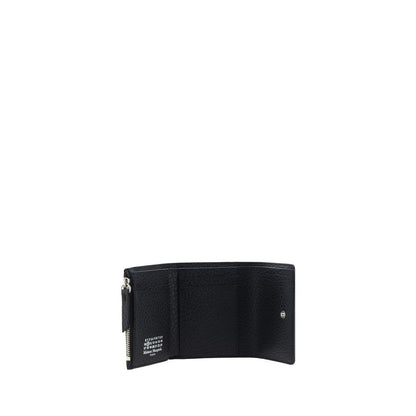 Margiela Black Calf Leather Bos Taurus Wallet Margiela