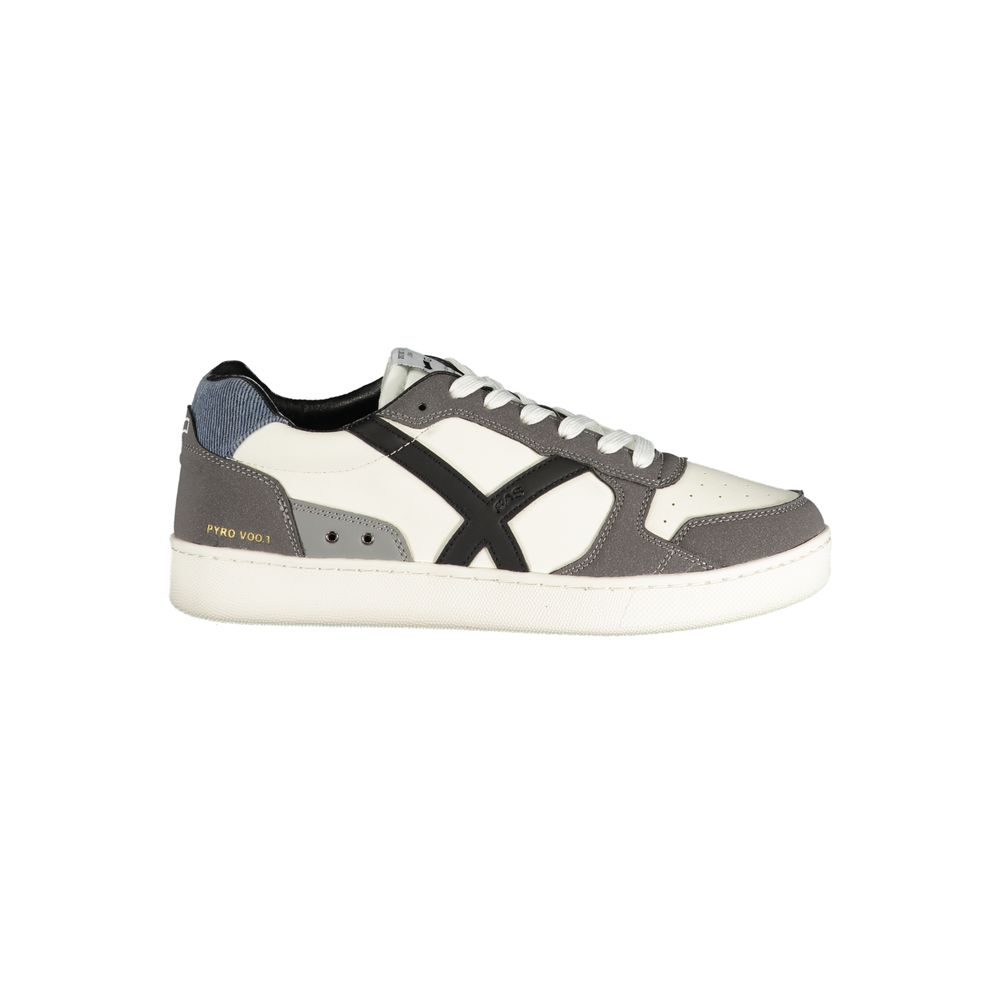 Gas Bianco Polyurethane Men Sneaker 1728,67403481248,Athletic - Sneakers - Shoes,EU41/US8,EU42/US9,EU43/US10,EU44/US11,EU45/US12,EU46,Gas,Men,New with tags,Shoes,Sneakers - Shoes,White