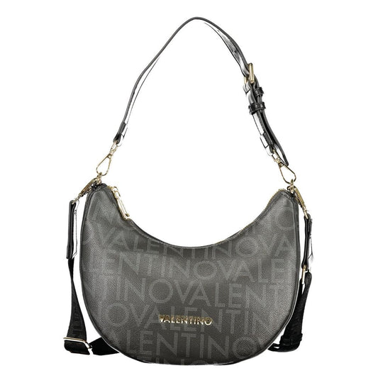 Mario Valentino Black Polyurethane Women Handbag 1728,67403481248,Bags,Black,Handbags - Bags,Mario Valentino,New with tags,Women