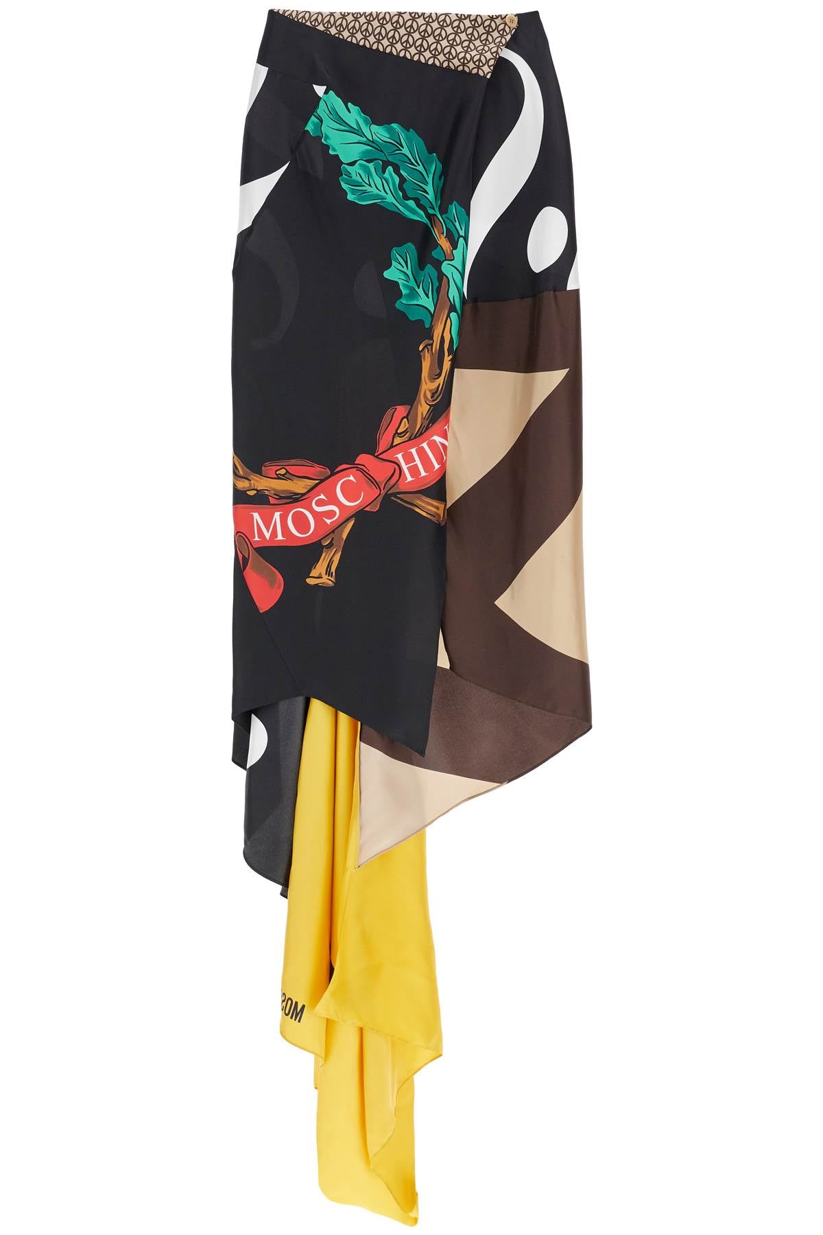 Moschino silk patchwork skirt Skirts Moschino