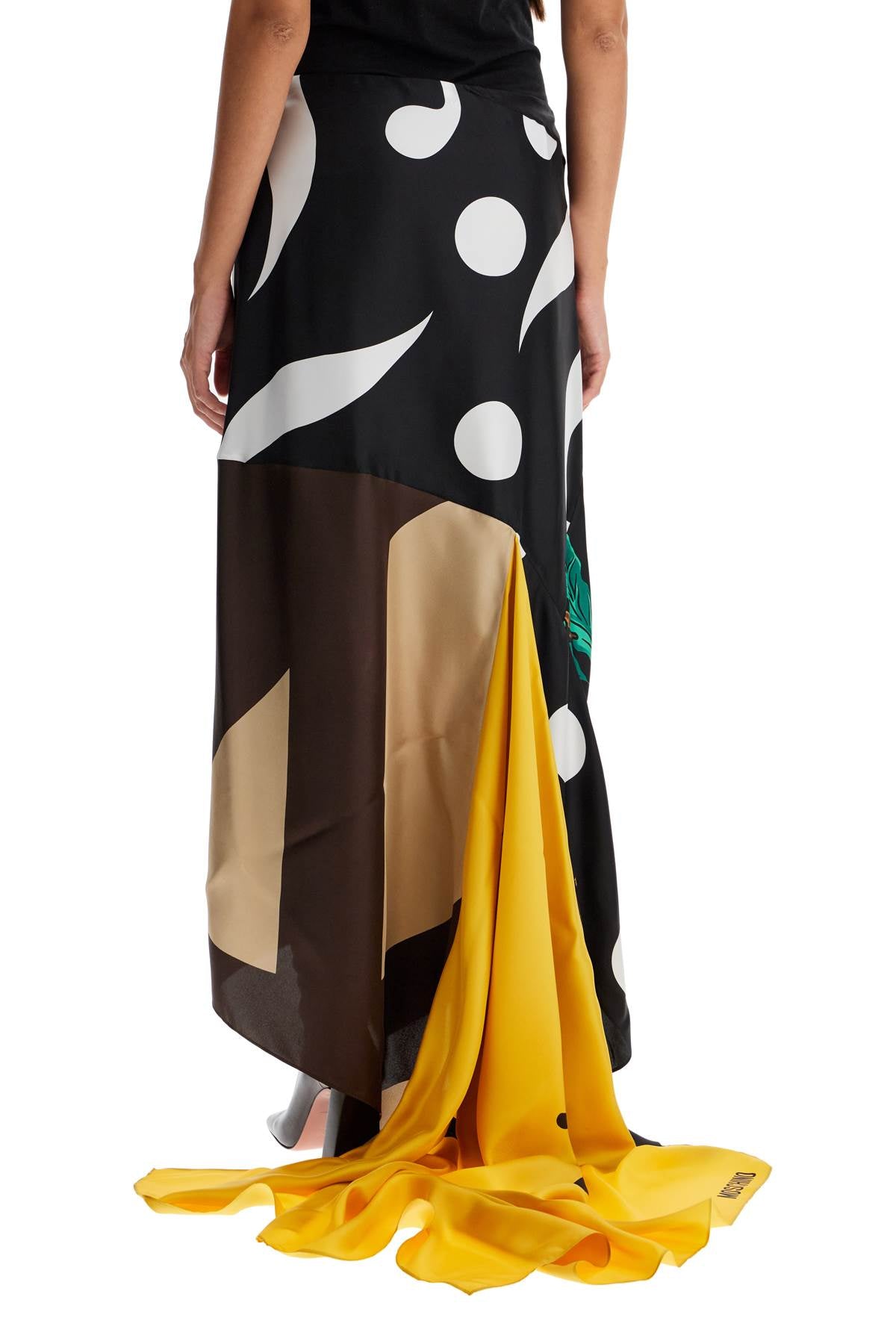 Moschino silk patchwork skirt Skirts Moschino