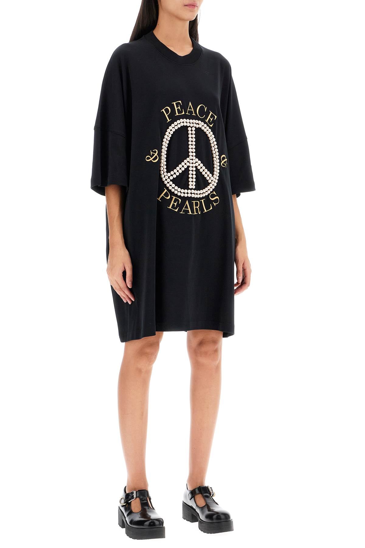 Moschino "peace & pearls t-shirt Dresses Moschino