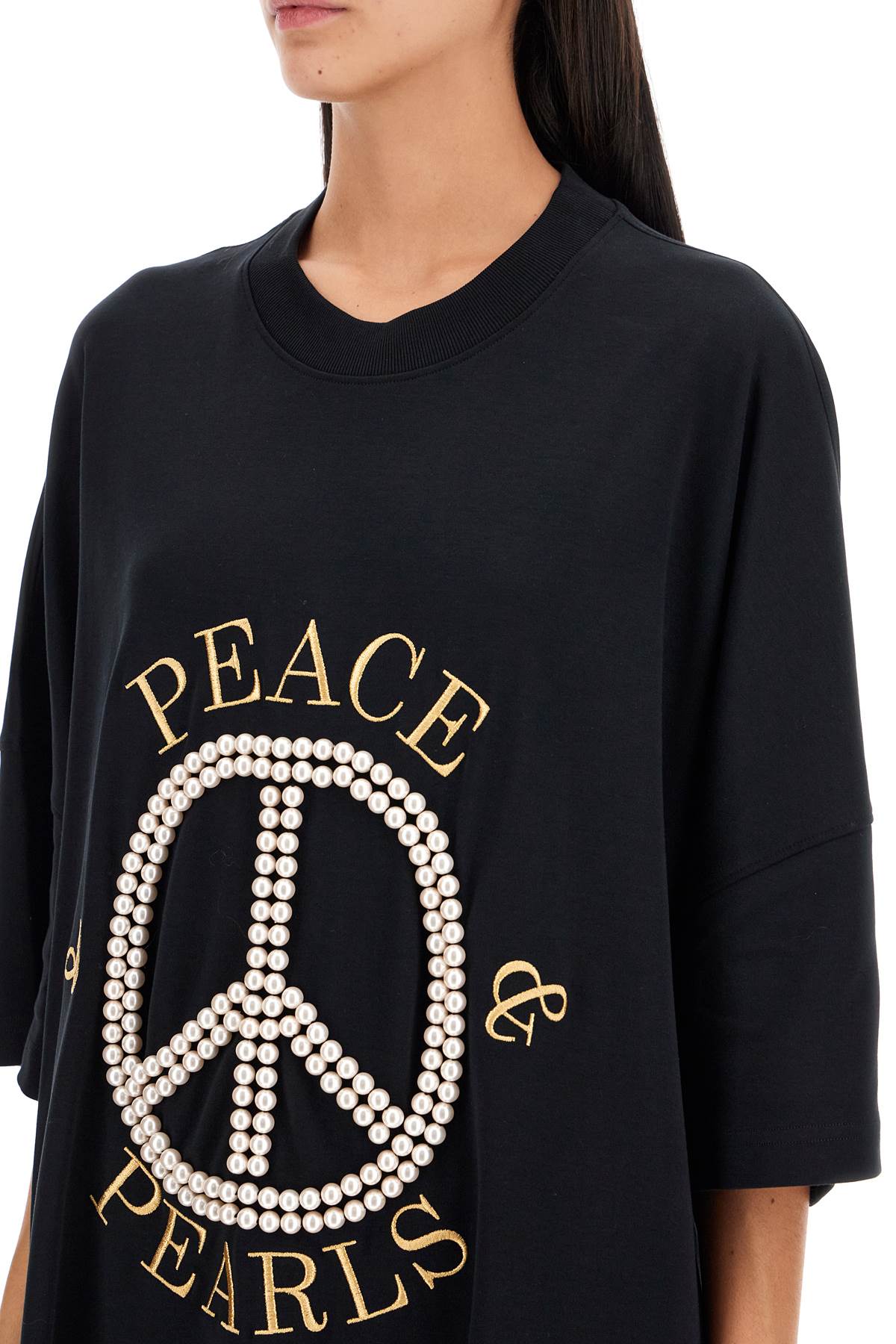 Moschino "peace & pearls t-shirt Dresses Moschino