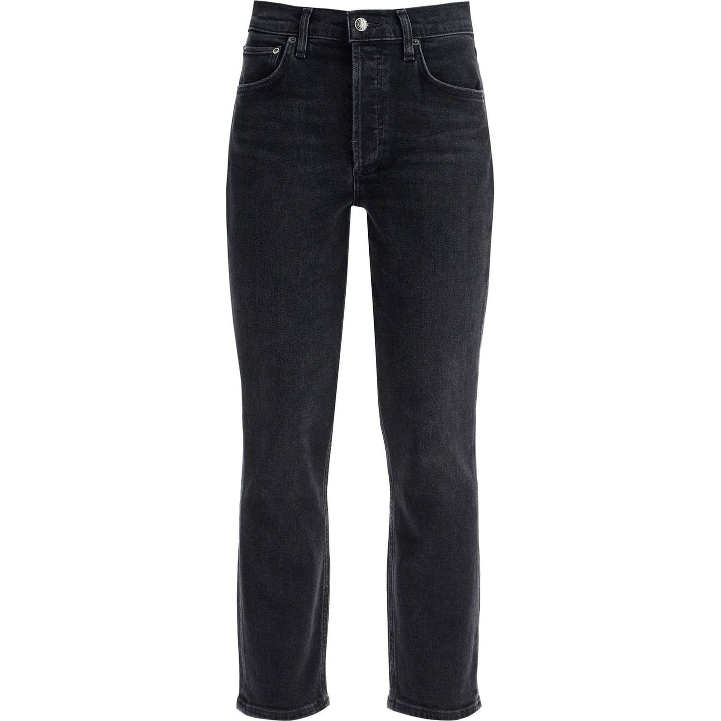 Agolde cropped riley stretch cotton denim jeans Jeans Agolde