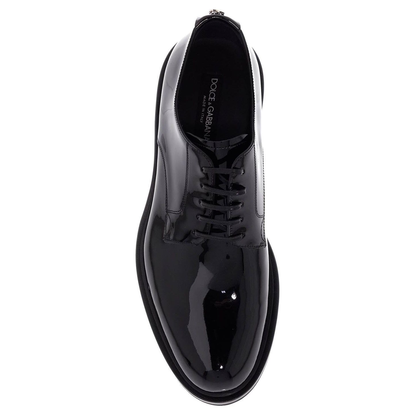 Dolce & Gabbana lace-up patent leather derby