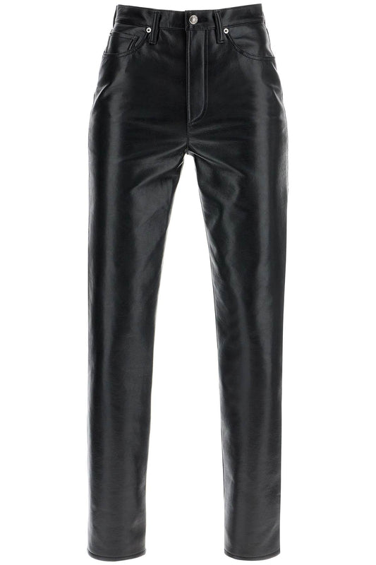 Agolde '90's recycled leather pinch waist Trousers Agolde