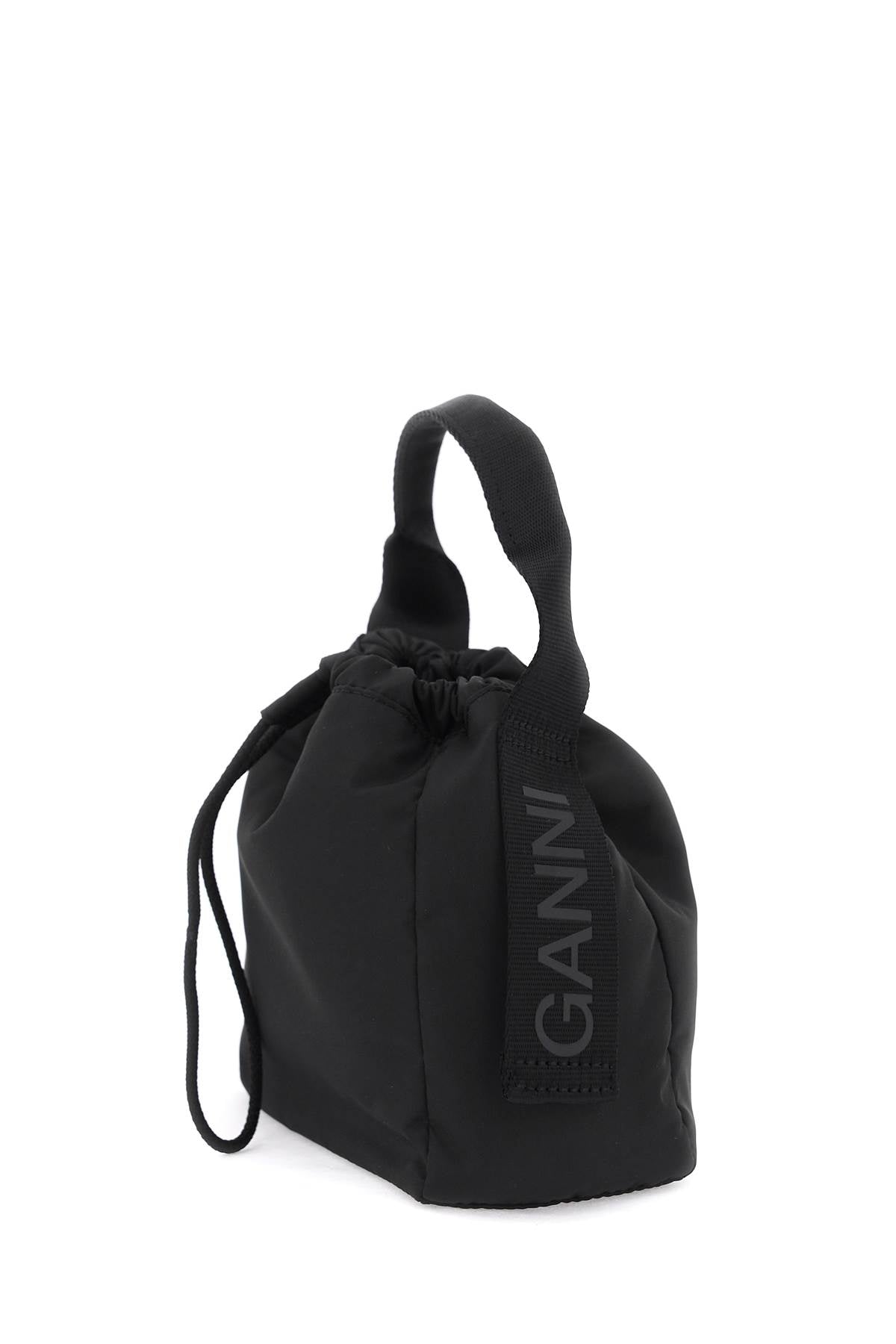 Ganni recycled nylon handbag with 9 Handbag Ganni