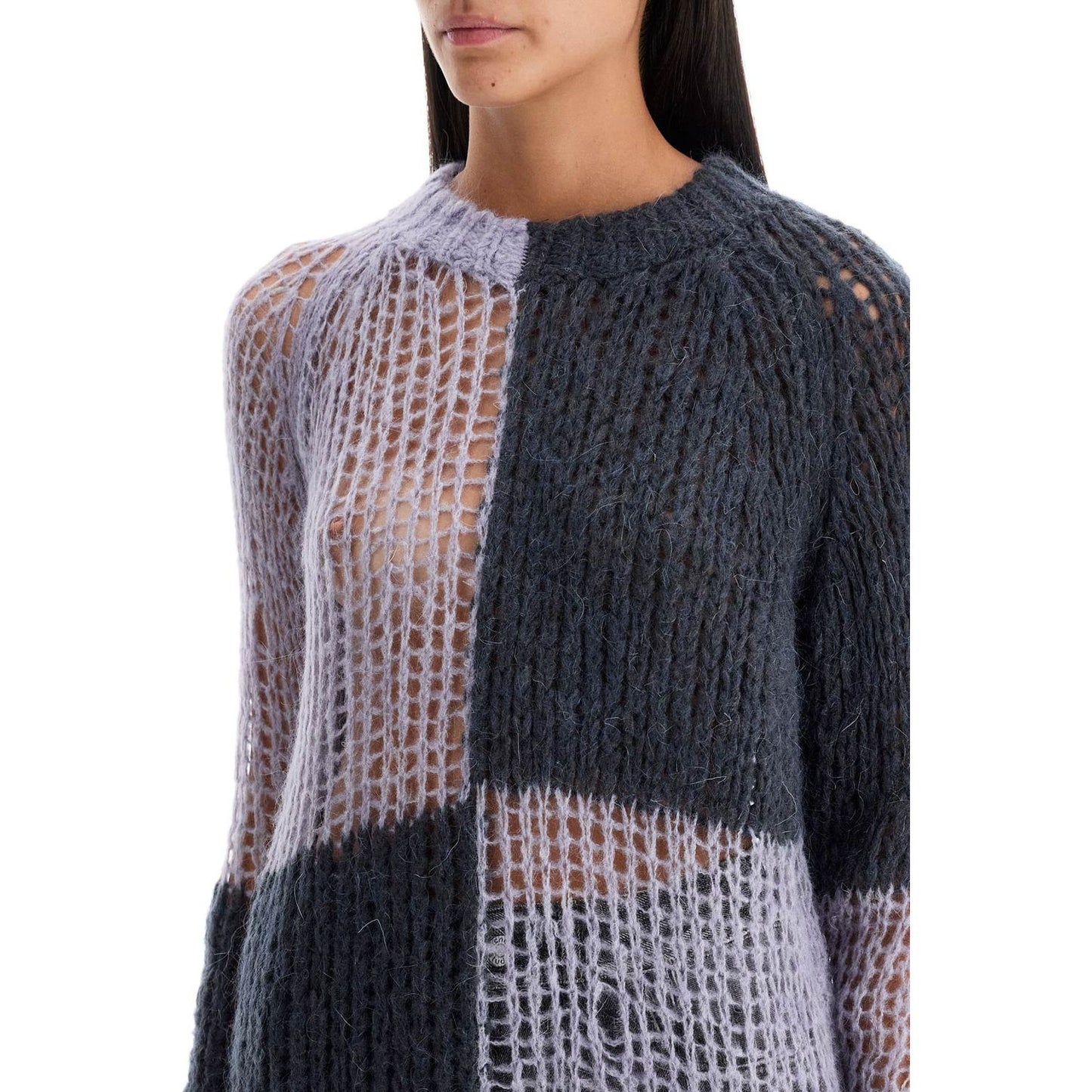 Acne Studios wide-knit mesh shirt