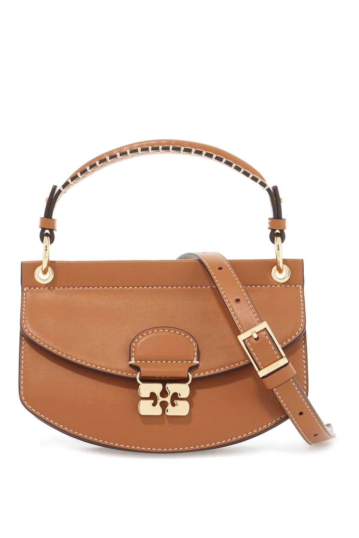 Ganni The Apo-G handbag Brown Handbag Ganni