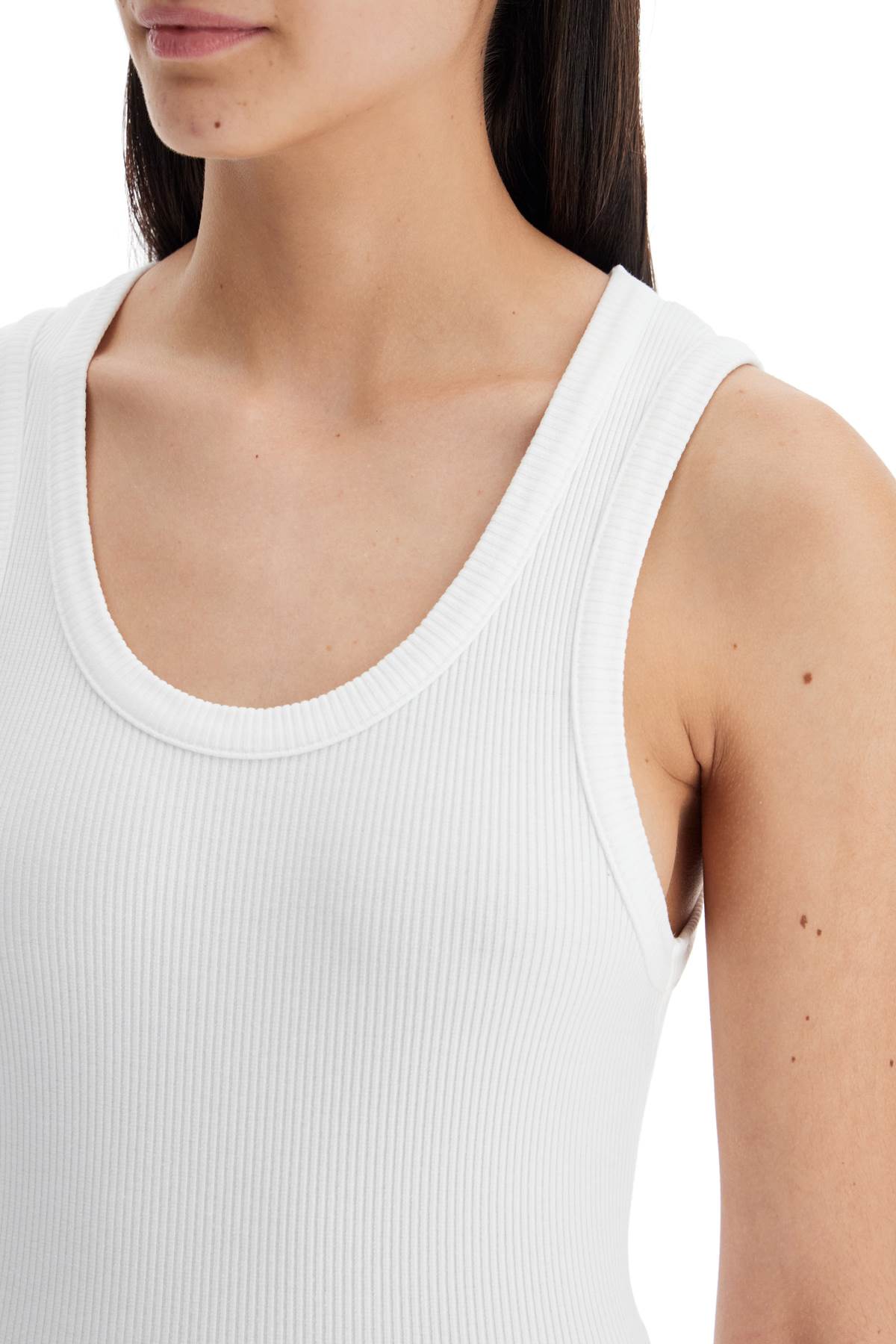 Agolde poppy ribbed tank top Topwear Agolde