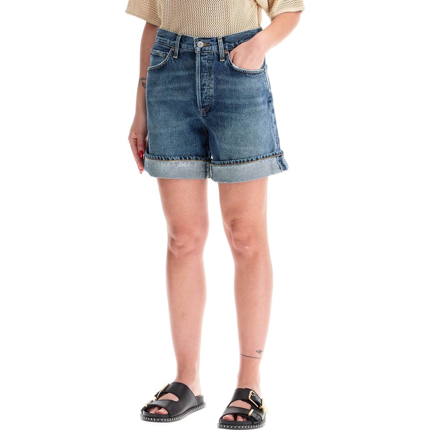 Agolde women's denim women shorts