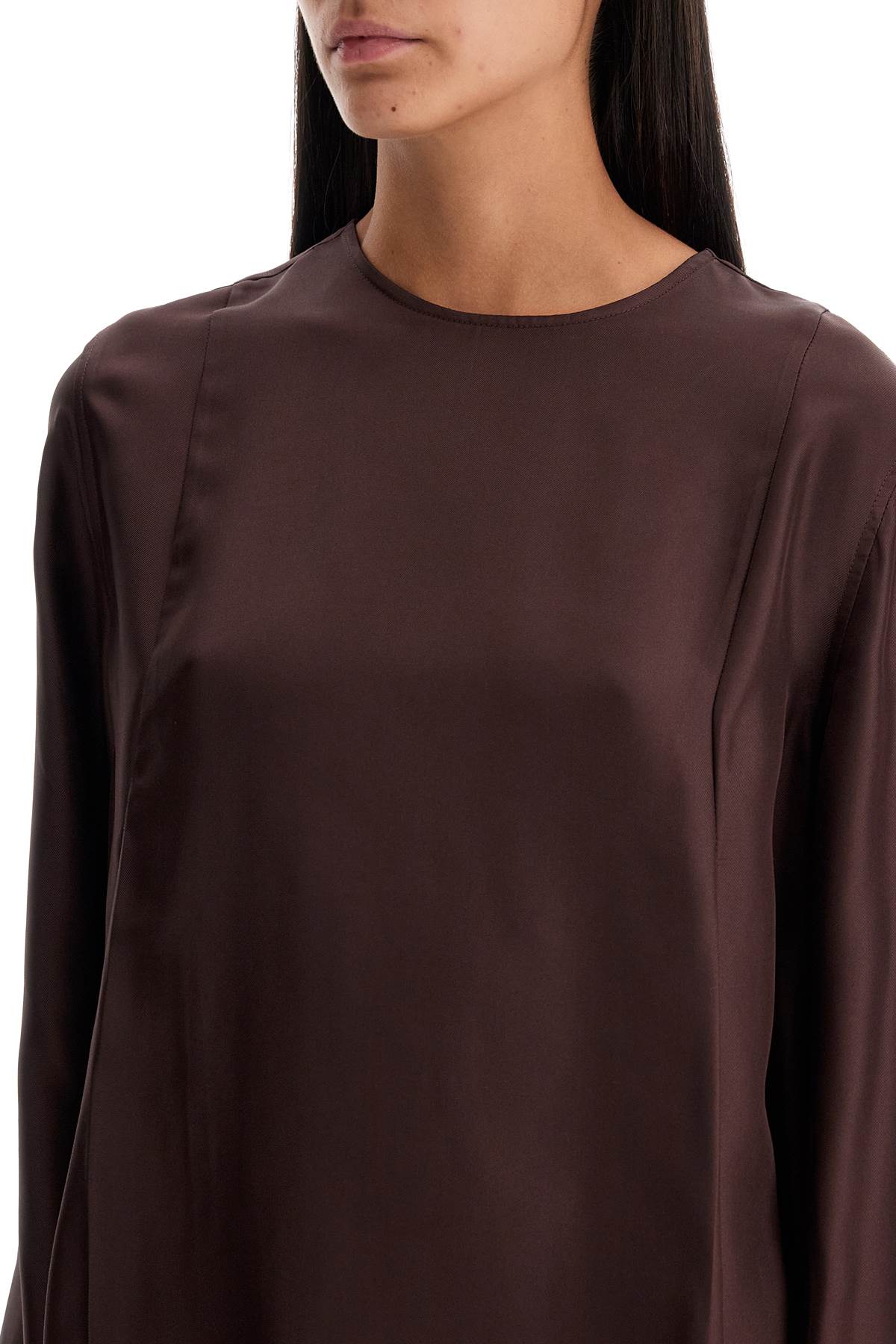 Loulou Studio silk adalyn blouse Topwear Loulou Studio