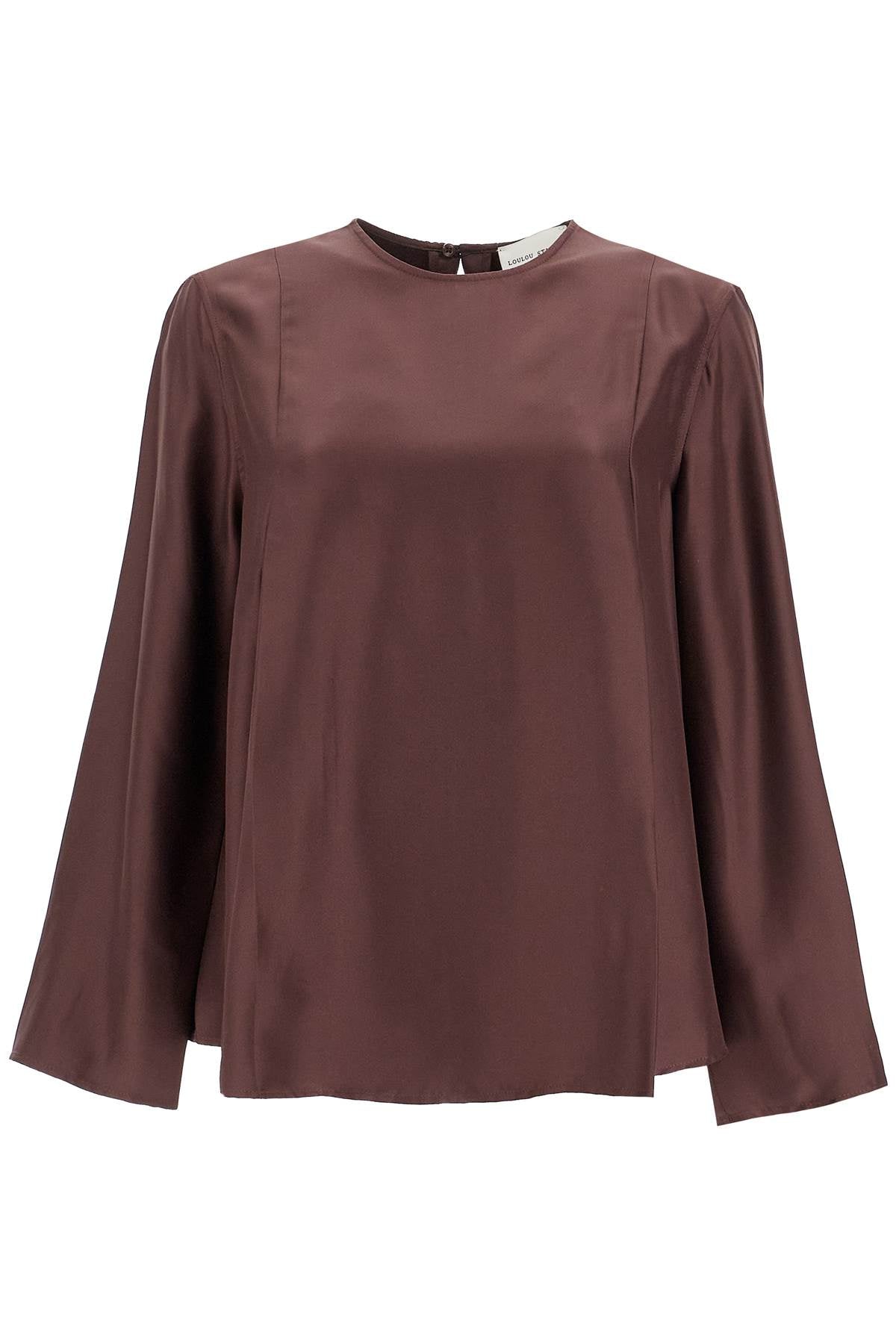 Loulou Studio silk adalyn blouse Topwear Loulou Studio