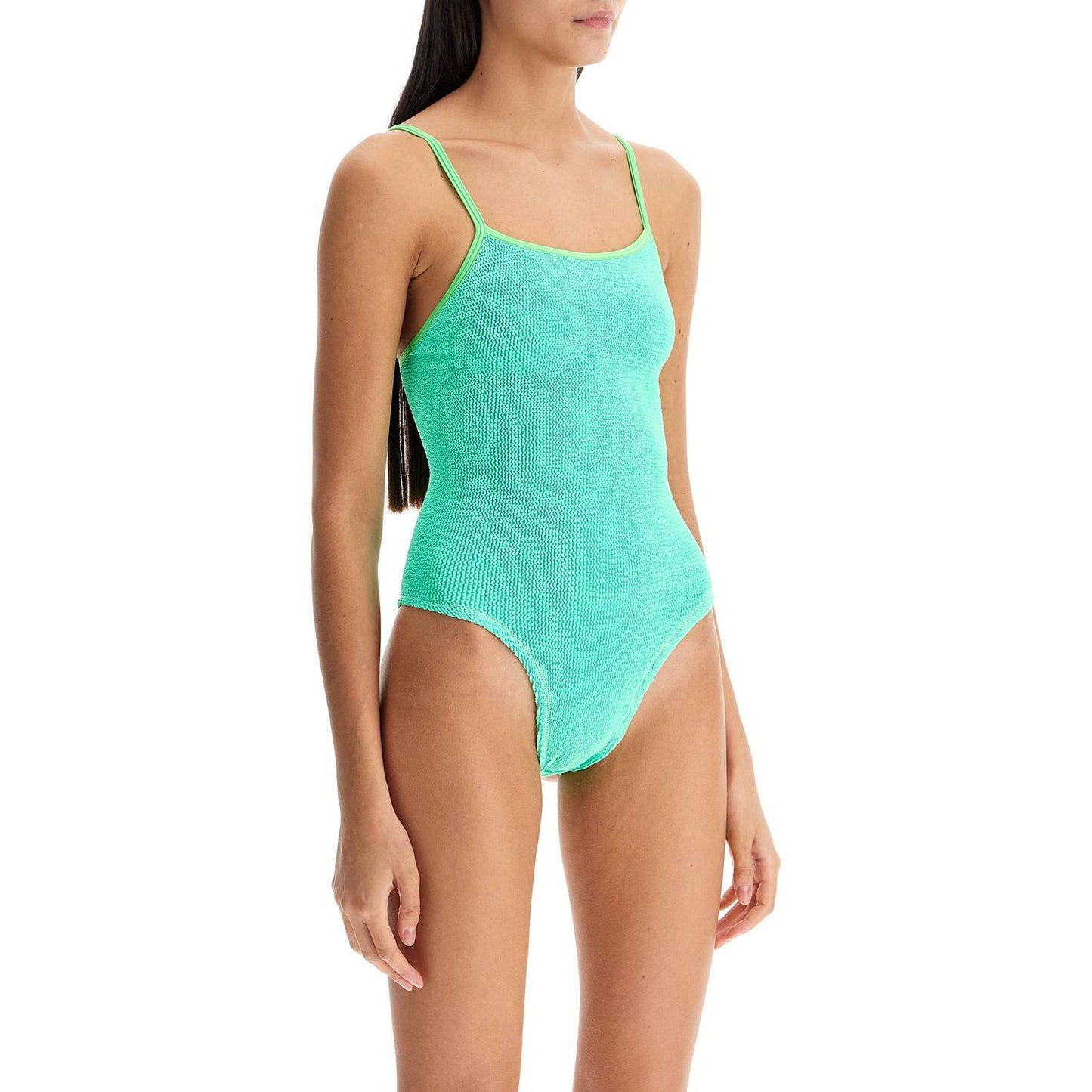 Reina Olga high-waisted neon green one-piece swimsuit with adjustable straps Beachwear & underwear Reina Olga