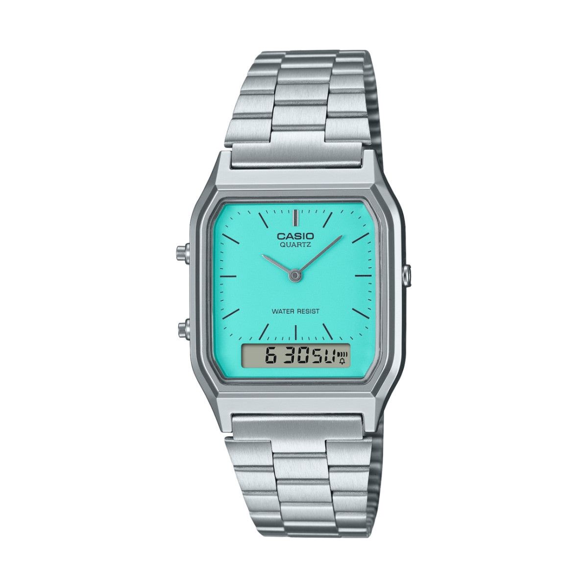 CASIO VINTAGE Mod. EDGY COLLECTION - Aqua Green WATCHES CASIO COLLECTION & VINTAGE