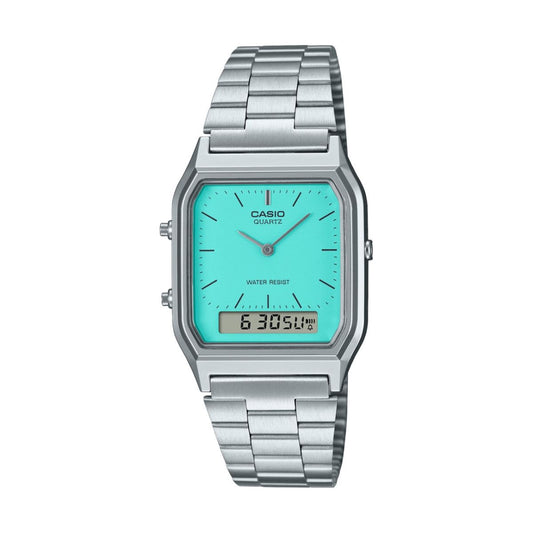 CASIO VINTAGE Mod. EDGY COLLECTION - Aqua Green-0