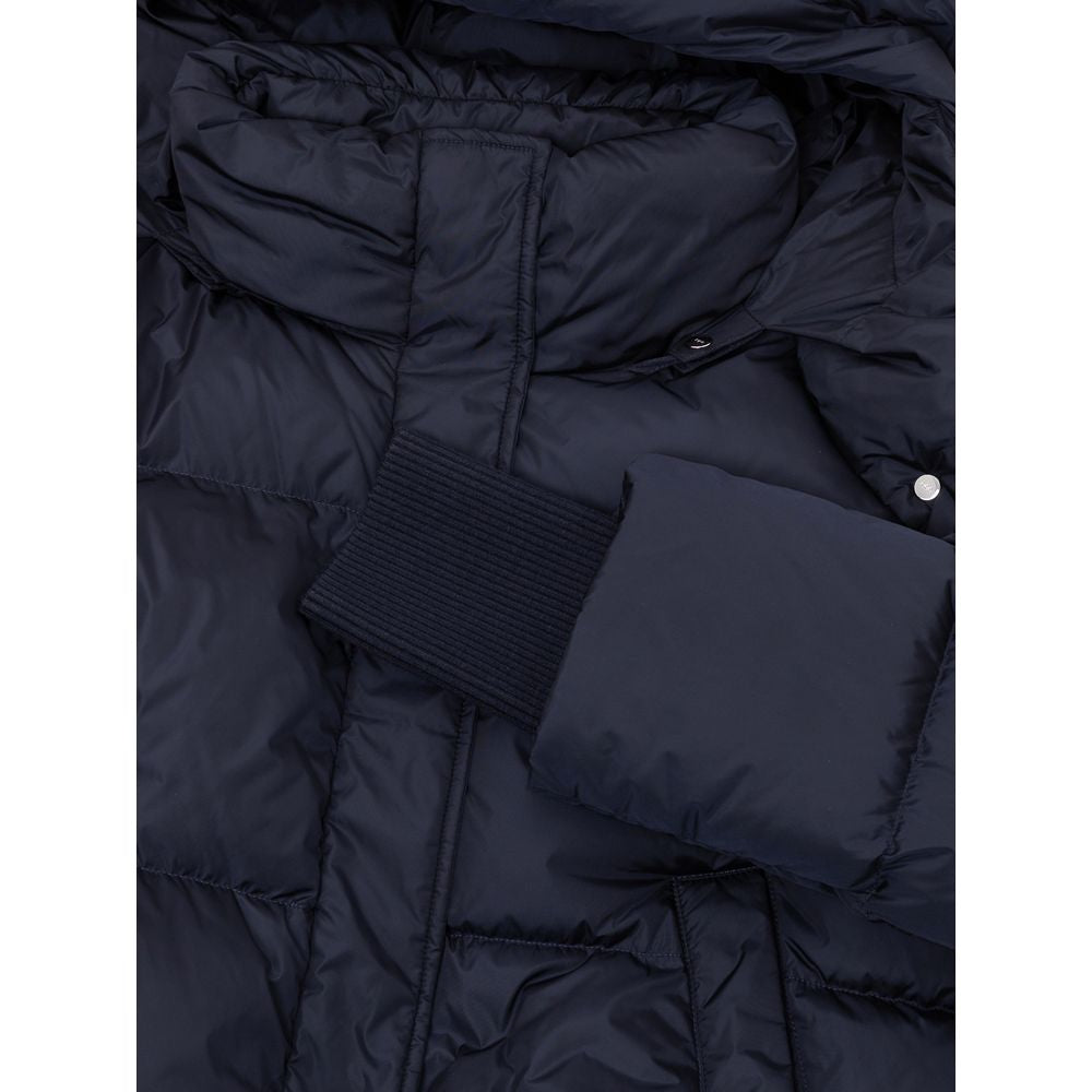 Add Blue Polyamide Jackets And Coat Add