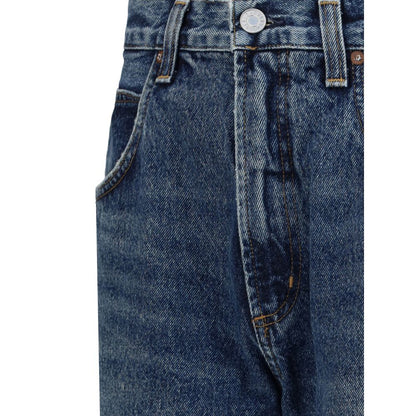 Agolde Blue Cotton Jeans Denim Agolde