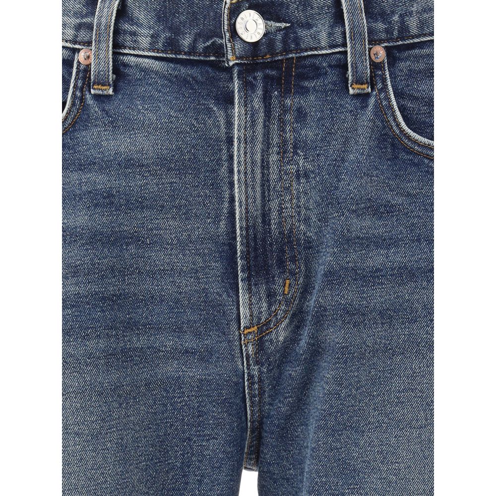 Agolde Blue Cotton Skinny Jeans Agolde