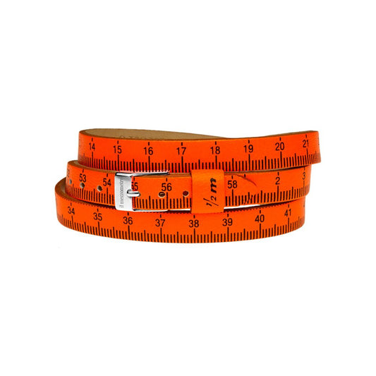 Il MEZZOMETRO Mod. FLUO - Bracciale in pelle/leather bracelet-0