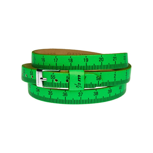 Il MEZZOMETRO Mod. FLUO - Bracciale in pelle/leather bracelet-0