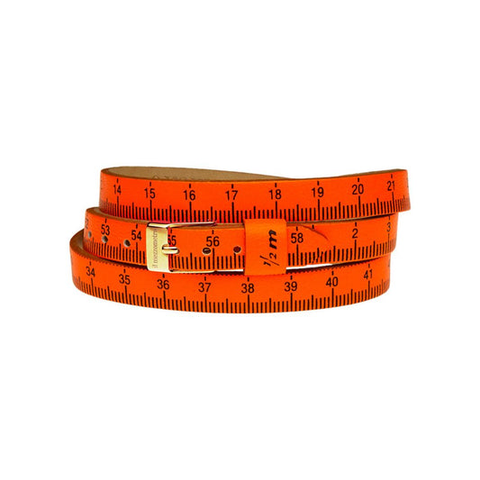 Il MEZZOMETRO Mod. FLUO - Bracciale in pelle/leather bracelet-0