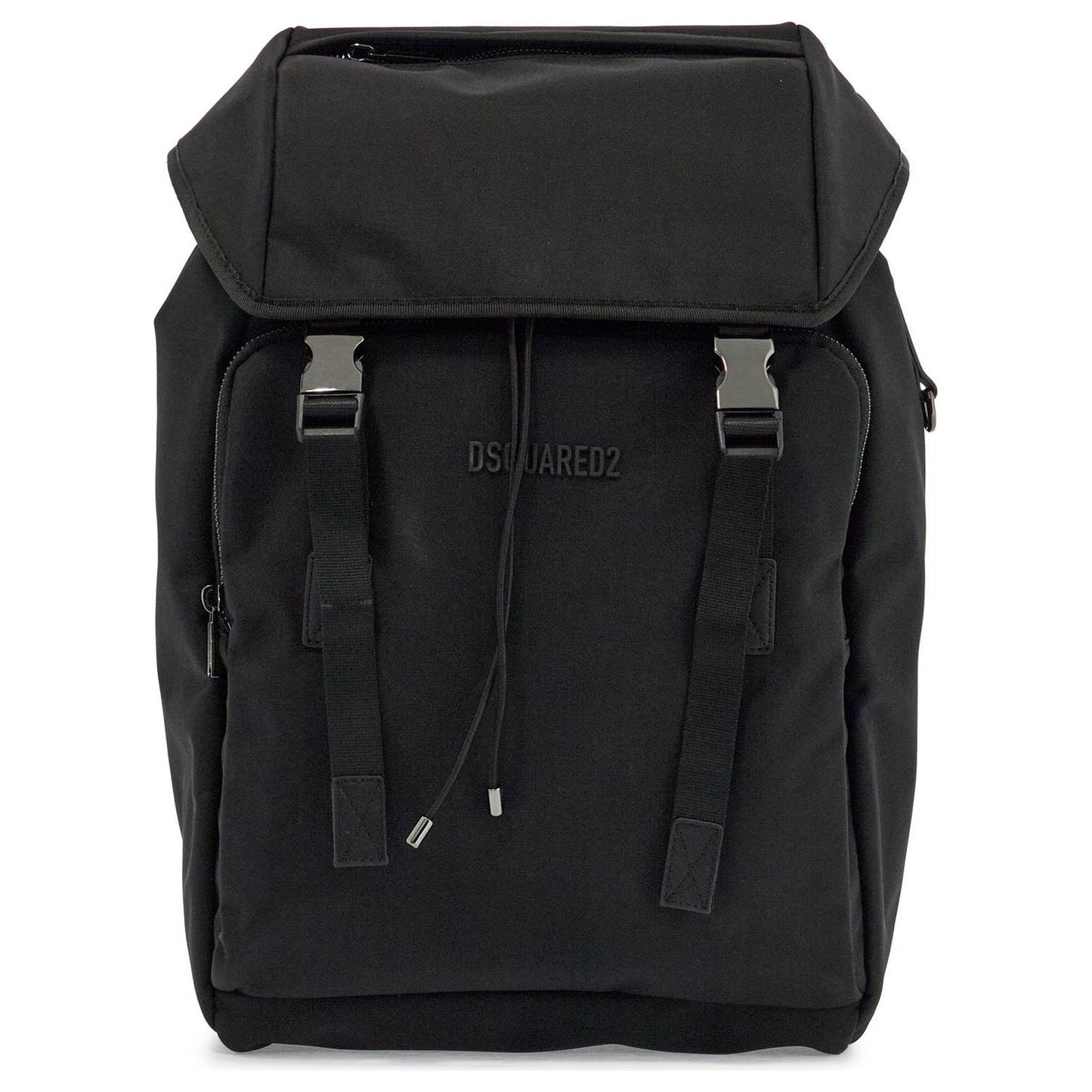 Dsquared2 black nylon laptop backpack