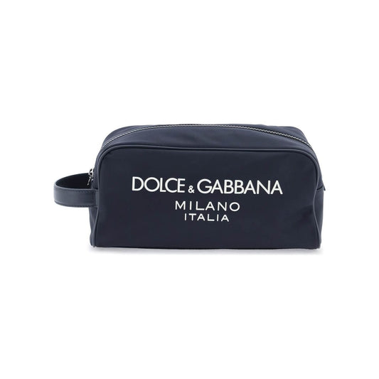 Dolce & Gabbana rubberized logo beauty case Business & travel bags Dolce & Gabbana