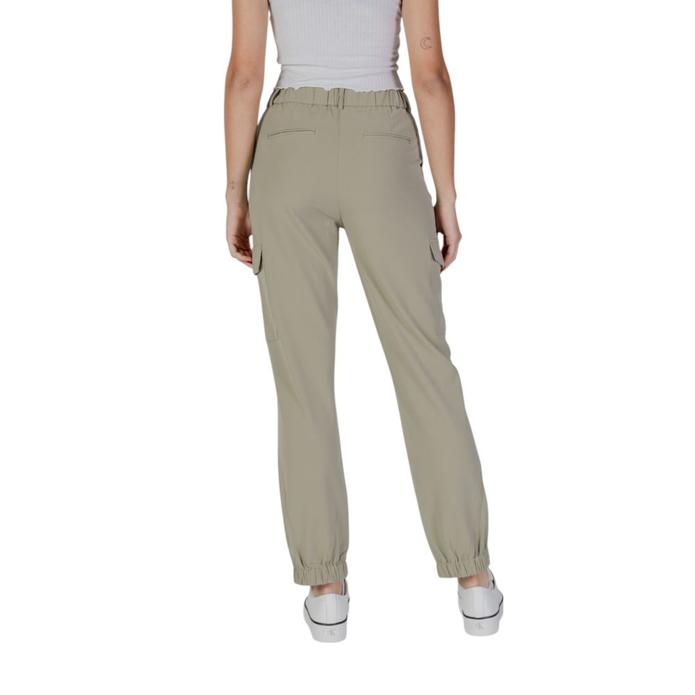 B.Young Green Polyester Cargo Pants B.Young