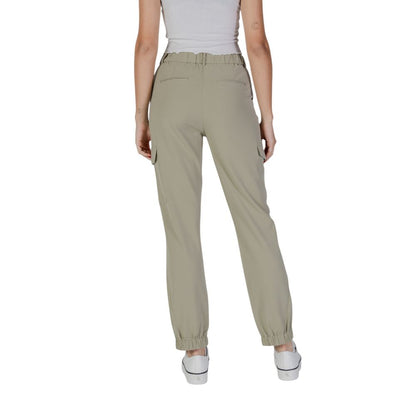 B.Young Green Polyester Cargo Pants B.Young