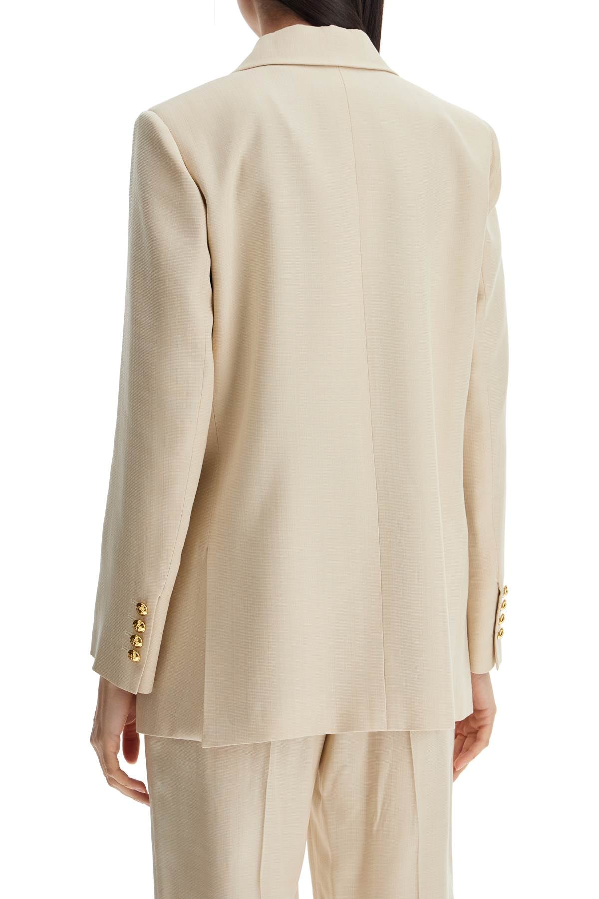 Blaze Milano ivory double-breasted viscose blazer Jackets Blaze Milano