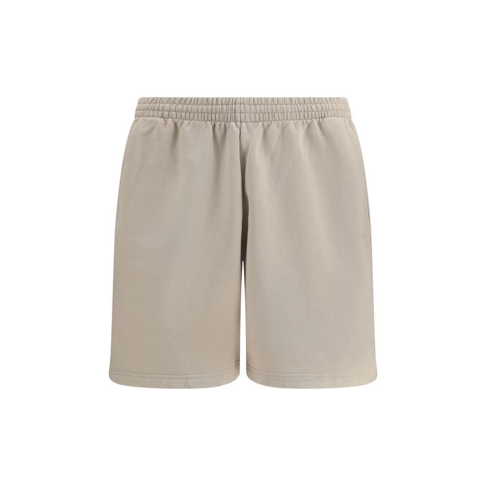 Balenciaga Beige Cotton Bermuda Shorts Balenciaga