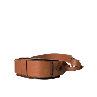 Balenciaga Black Brown Exotic Skin Leather Vertical Crossbody Purse Bag Balenciaga