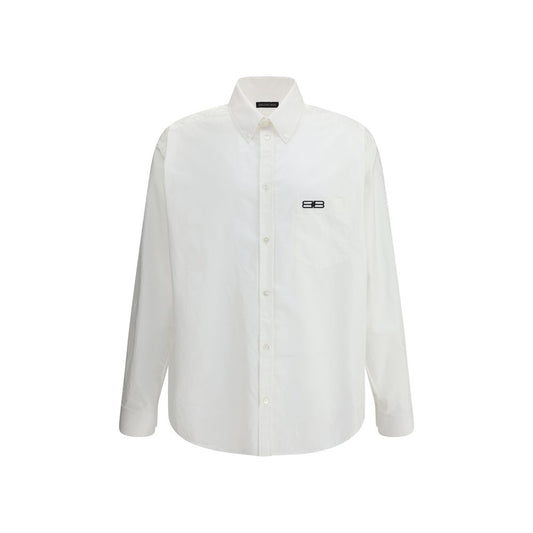 Balenciaga White Cotton Dress Shirt