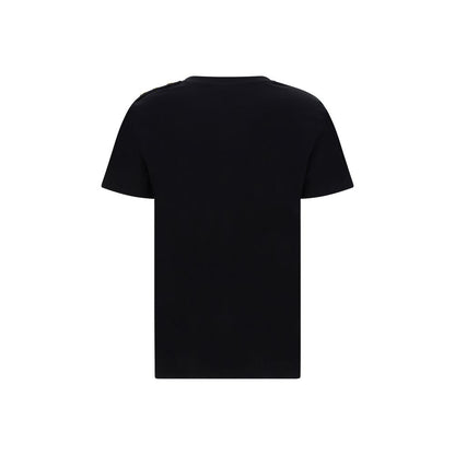 Balmain Black Cotton T-Shirt Balmain