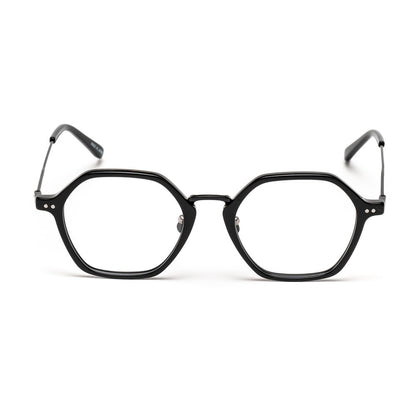 Belstaff Black Stainless Steel Glasses (Frames) Belstaff