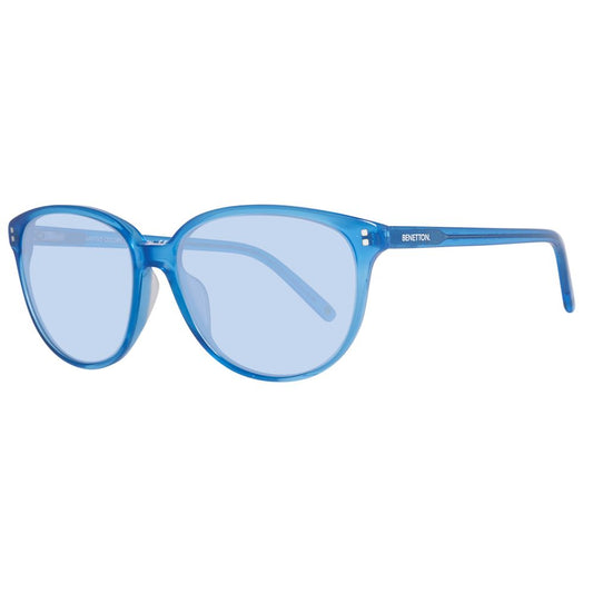 Benetton Blue Plastic Sunglasses