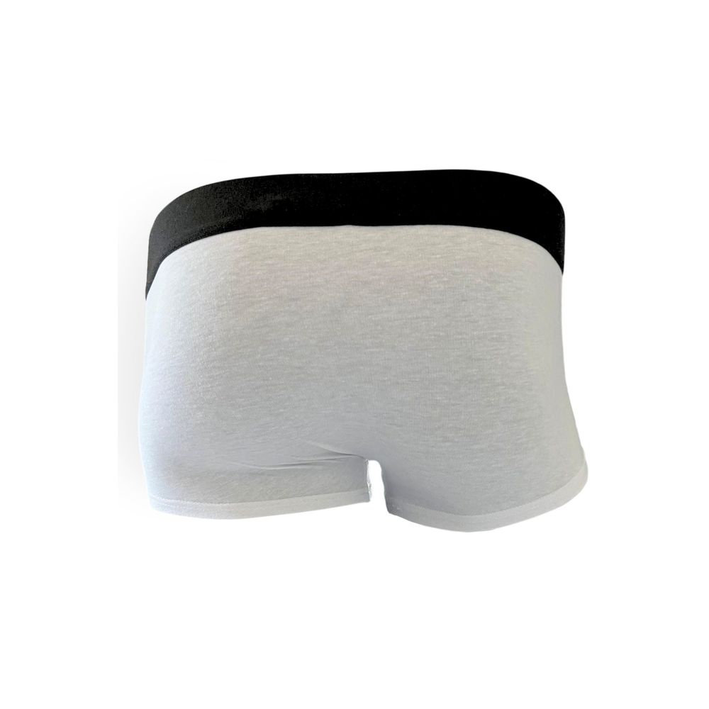 Bikkembergs White Cotton Men Boxer Bikkembergs