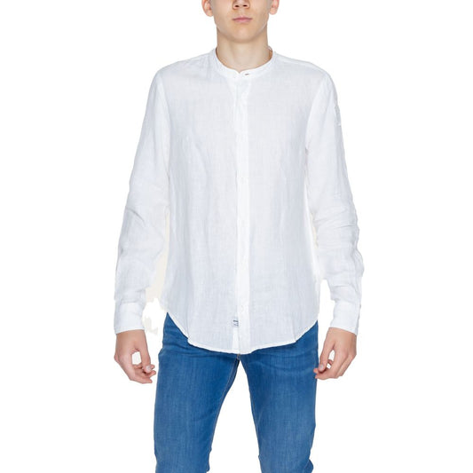 Blauer White Linen Shirt Blauer