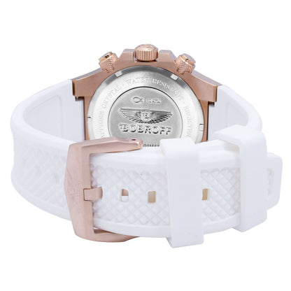 Bobroff White Rubber Bracelet Watch Bobroff
