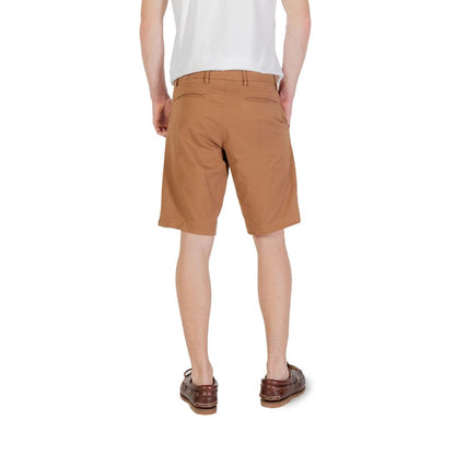 Borghese Beige Cotton Bermuda Shorts Borghese