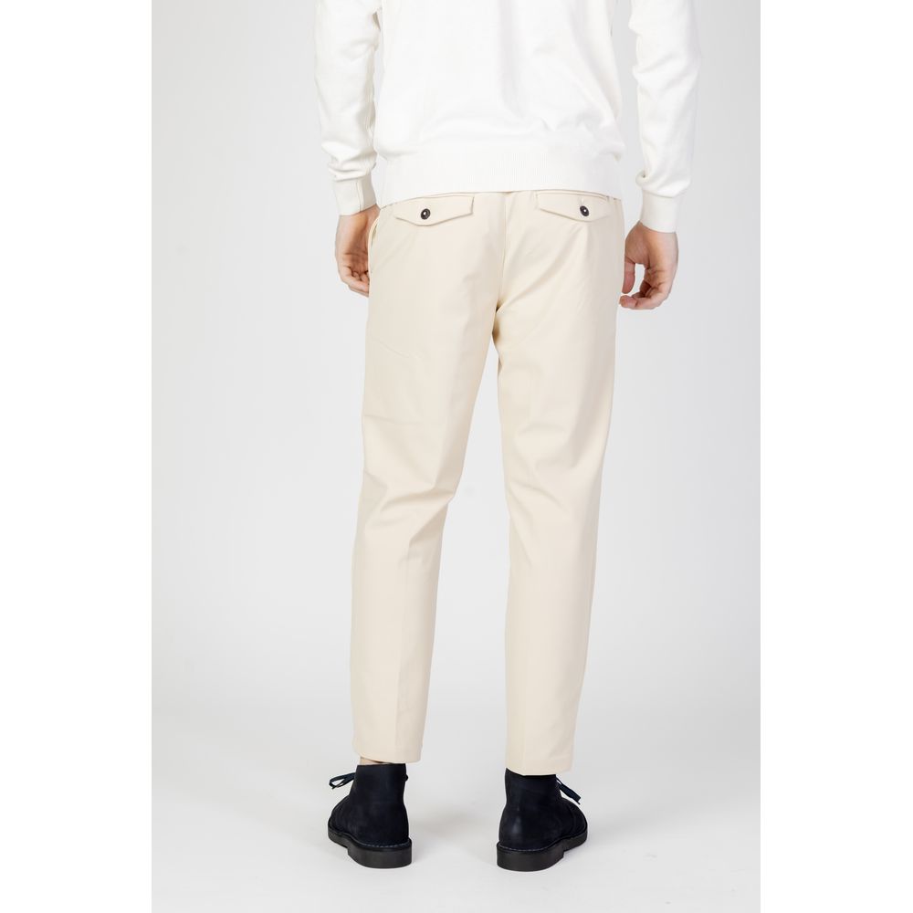 Borghese Beige Nylon Casual Pants Borghese
