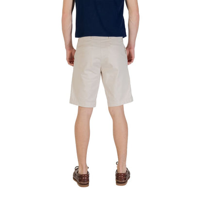 Borghese Bicolor Cotton Bermuda Shorts Borghese