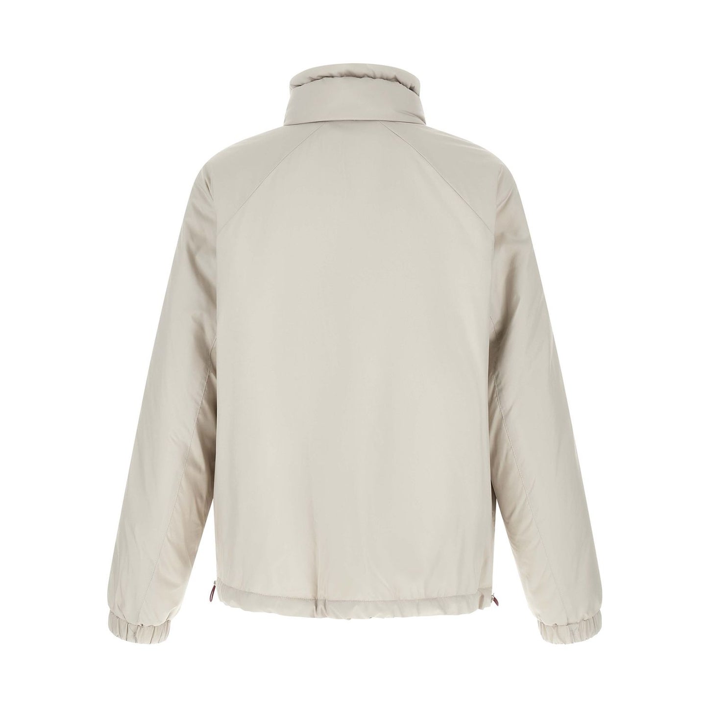 Brunello Cucinelli White Polyester Shell Jacket