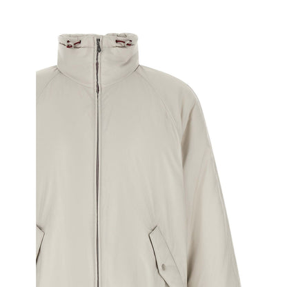 Brunello Cucinelli White Polyester Shell Jacket
